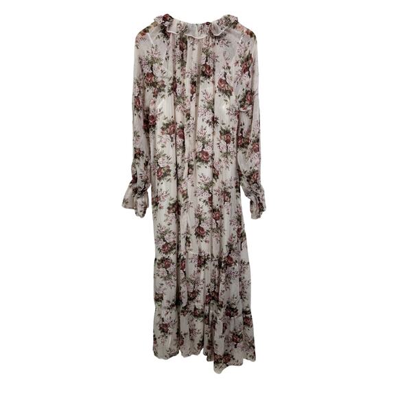 VICI x FATE Exclusive Countryside Floral Tiered Maxi Dress with Slip Size L NWT - Picture 4 of 13